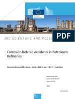 Corrosion Related Incidents in European Refineries 2013