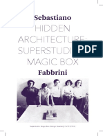 Sebastiano Fabbrini - Hidden Architecture: Superstudio's Magic Box