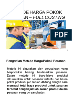 Metode Harga Pokok Pesanan-Full Costing