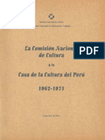 INC - La Comisión Nacional de Cultura y la Casa de la Cultura del Perú. 1962-1971.pdf