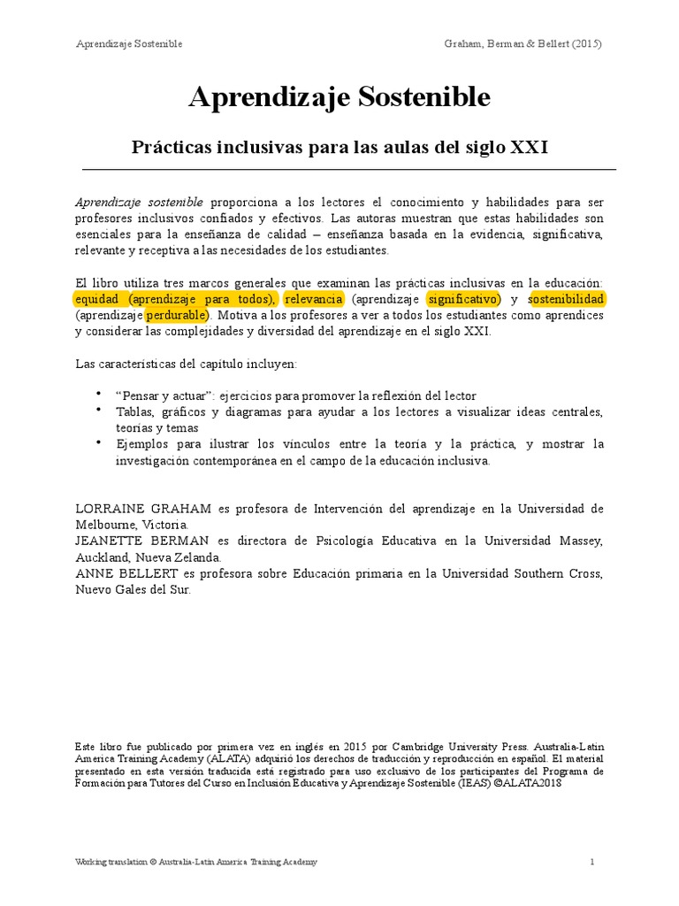 P Invalidez Aprendizaje