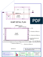 Sump Detail Plan: 10Ø 200mm C/C