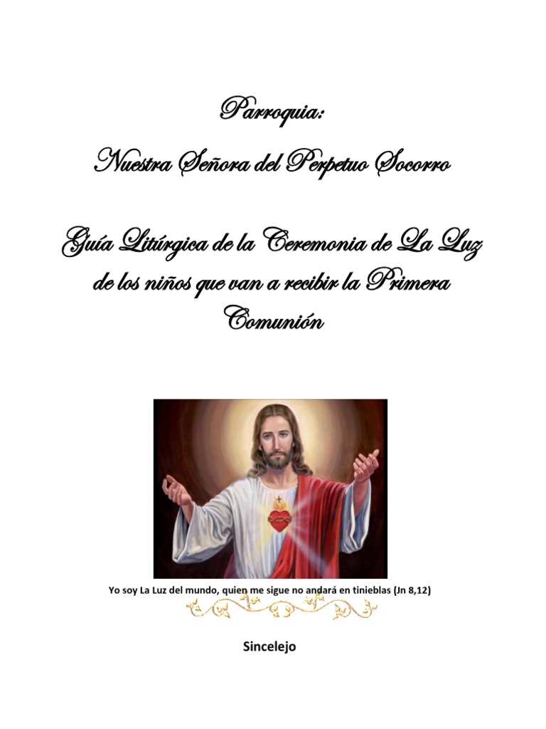 Guía de la Ceremonia de La Luz | PDF | eucaristía | Amor