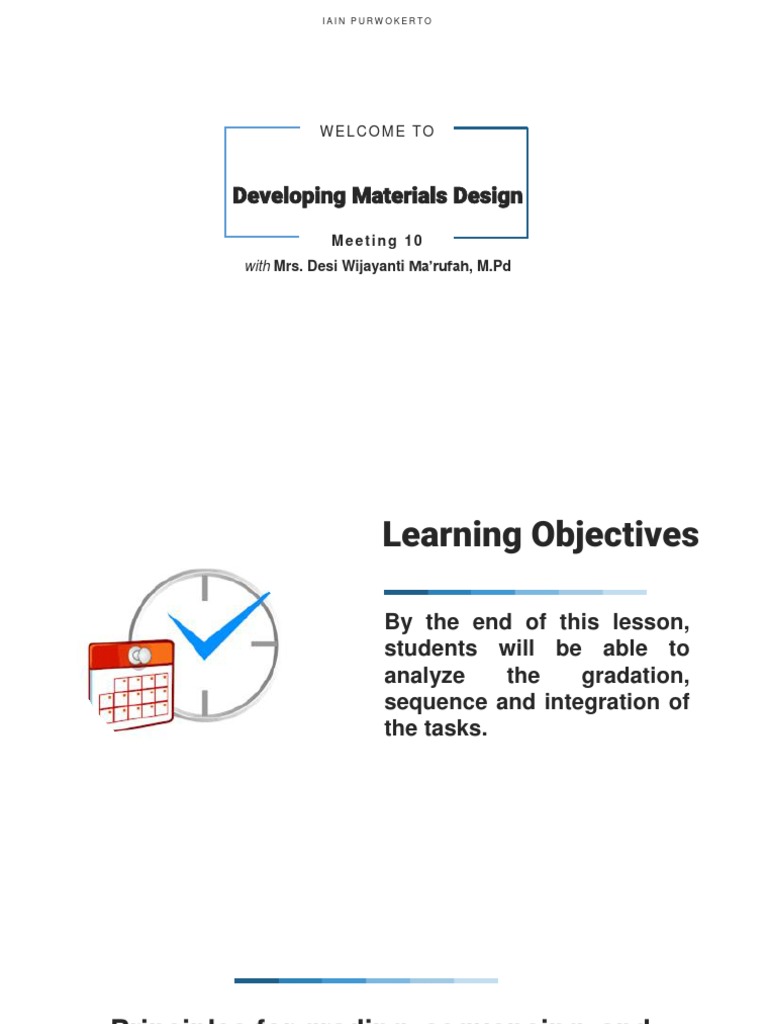 Developing Material Design PDF Reading Comprehension