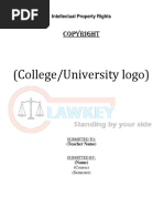 (College/University Logo) : Intellectual Property Rights