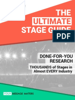 The Ultimate Stage Guide: 40+ Industries with Top Conferences
