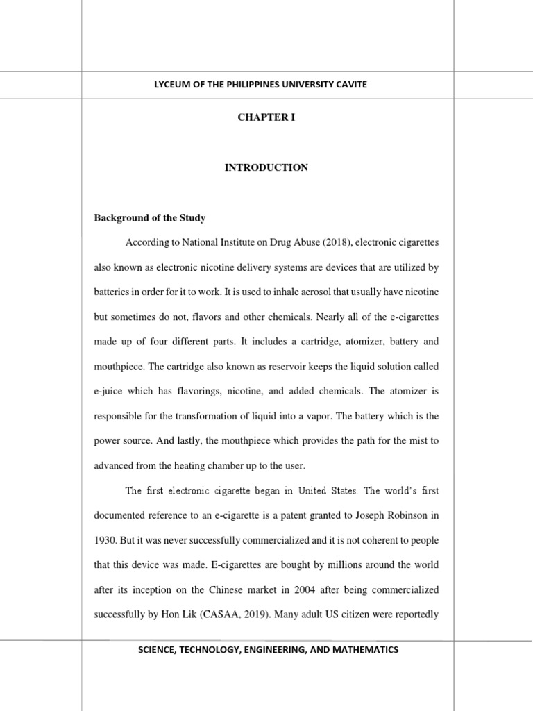 e cigarette research paper pdf E-Cigarettes and Mental Health Impact | PDF | Electronic Cigarette