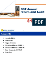 GST Annual Return and Audit