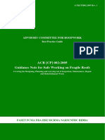 ACR (CP) 002:2005 Guidance Note For Safe Working On Fragile Roofs