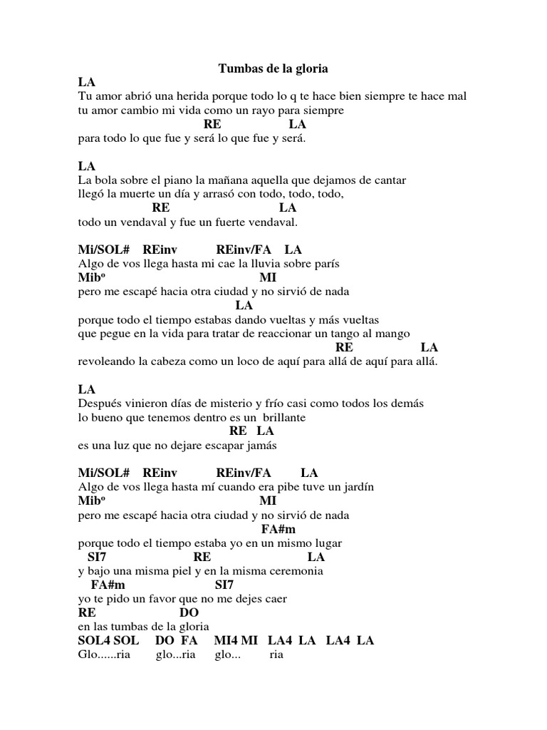 (Fito) Tumbas de La Gloria PDF