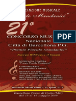 Regolamento 21° Concorso Mandanici