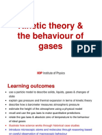 Kinetic Theory & The Behaviour of Gases