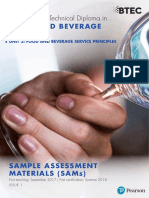 U2 Food and Beverage Service Principles Sample Assessment Materials PDF