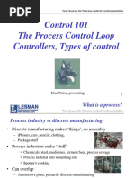 Control 101 The Process Control Loop Controllers, Types of Control