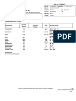 Hematology (CBC Profile) : 1910894046 Collection: Ms Amna Tahir