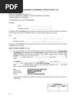 Tenancy Agreement (Condominium - Portovita South 11-N) : Please Sign Landlord Tenant