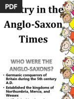 Poetry in The Anglo-Saxon Times