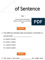 Part of Sentence: Jurusan Perikanan Dan Kelautan Fakultas Pertanian Universitas Mataram 2019