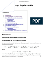 Densidades de Carga de Polarización