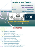 Biodegradable Polymers - Investigatory Project