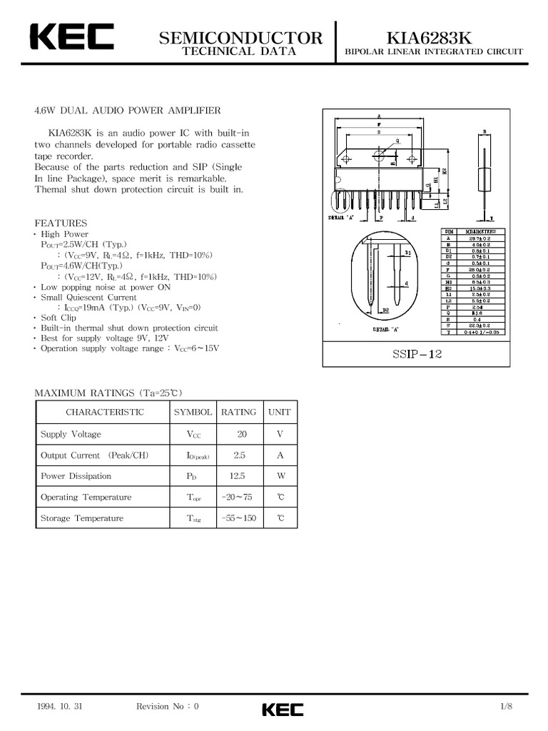 KIA6283K PDF