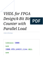 VHDL For FPGA Design - 4-Bit Binary Counter With Parallel Load - Wikibooks, Open Books For An Open World PDF