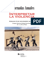 Programa de "Interpretar La Violencia"