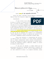 Galíndez, Nicolás Emanuel C Ministerio Público Fiscal de La Nación SAmparo Ley 16.986