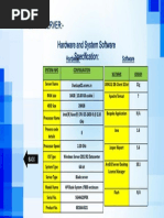 3.web App Server:-Hardware and System Software Specification