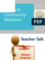 School & Community Relations