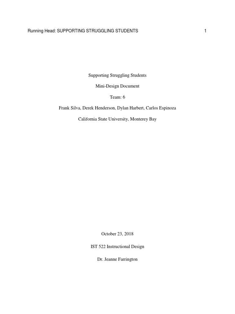 Idd Group Paper - Final Draft | PDF | Differentiated Instruction | Pedagogy