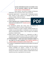 Quando Iniciou o Pentecostalismo