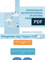 Penggunaan Sistem Informasi Akuntansi Perencanaan Laba: Aminah & Raudhah