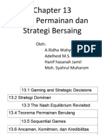 Teori Permainan Dan Strategi Dalam Perekonomian