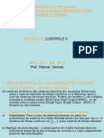 Controle II - Funções de Transferência