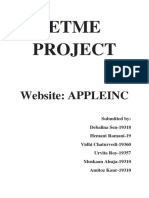 Etme Project: Website: APPLEINC