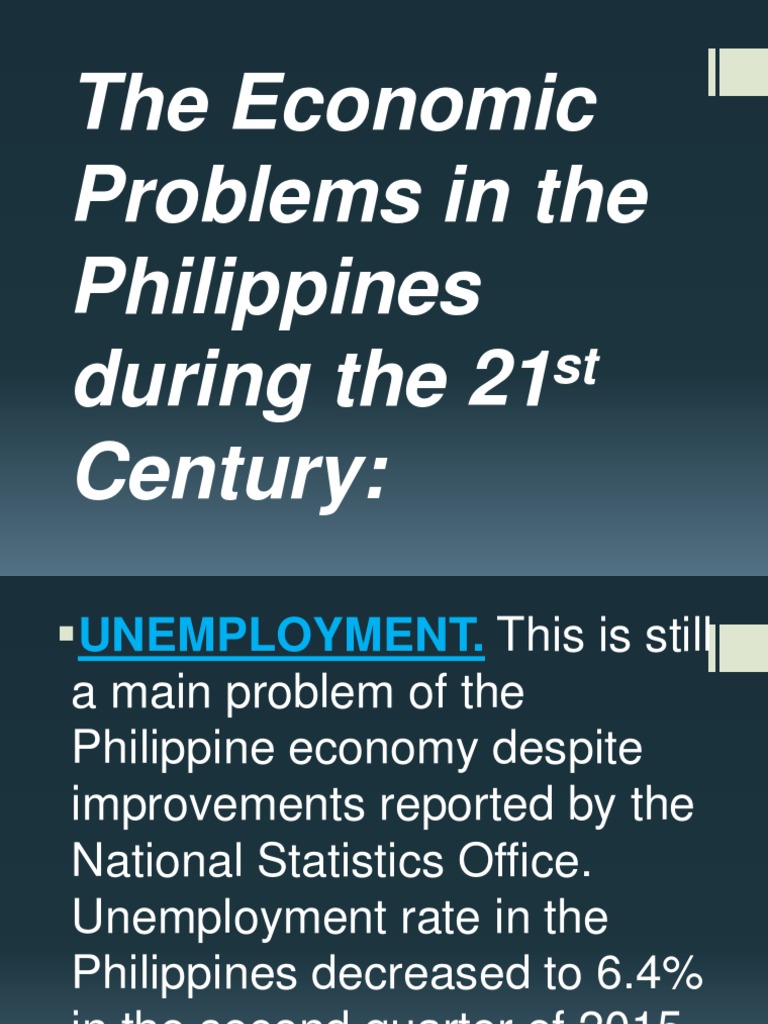 Economic Challenges in the Philippines | PDF | Social Science