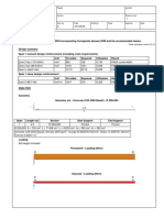 RC Beam Analysis & Design (EN1992)