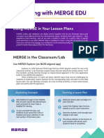 Integrating Merge Into Your Lesson Plans
