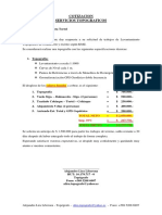 Cotización Levantamiento Topográfico Caleta Tortel