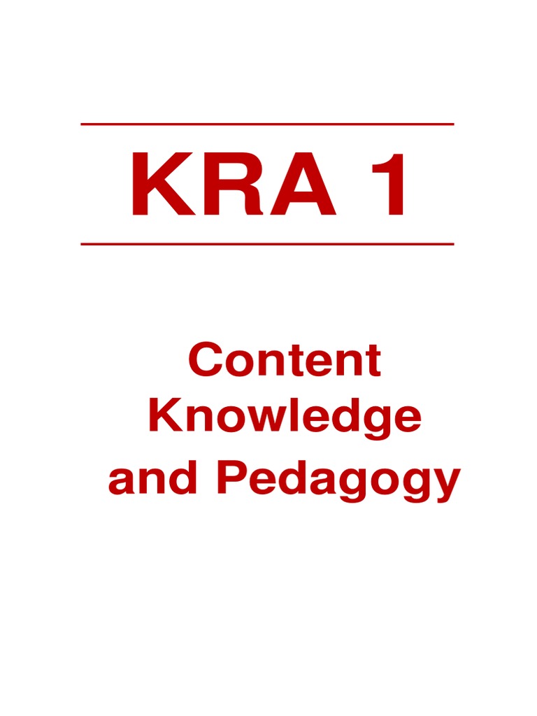 Content Knowledge and Pedagogy | PDF | Technology & Engineering