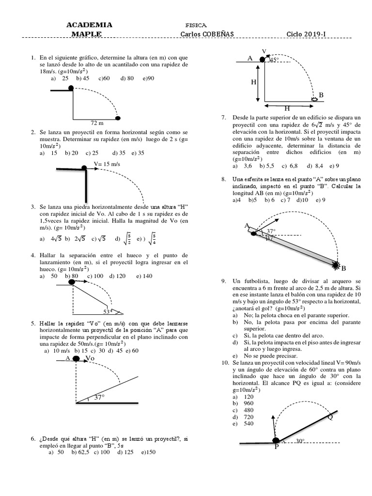 Practica de Fisica Ii Ejercicios | PDF | Gases | Deportes