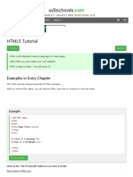 1 HTML Tutorial (Home) PDF