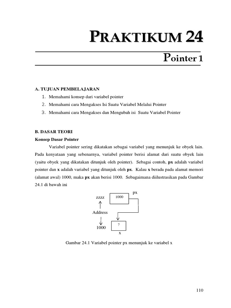 Memahami Variabel Pointer dalam Pemrograman | PDF