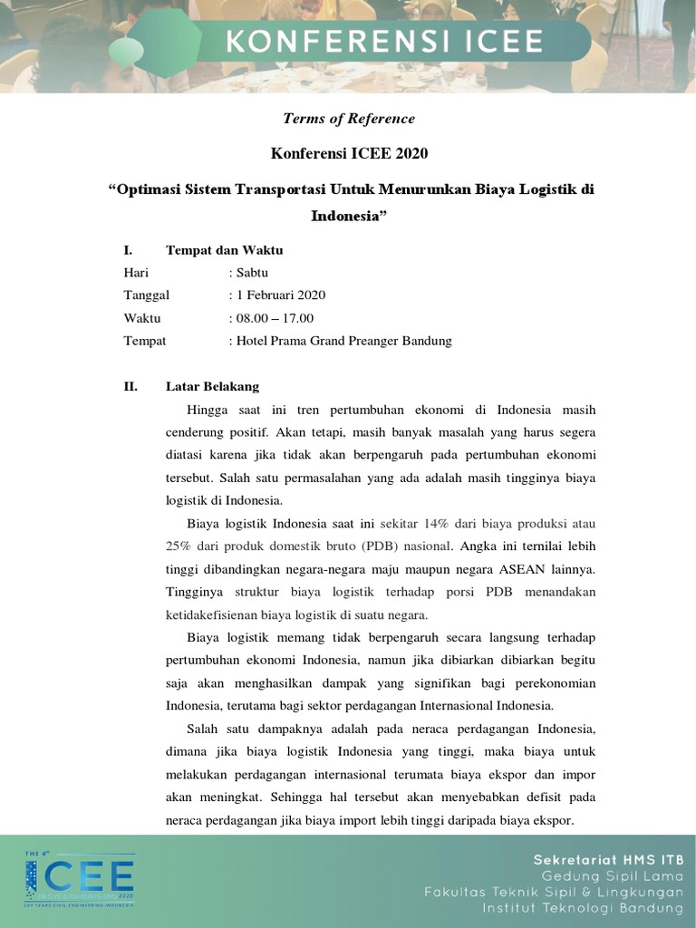 Tor Peserta Conference Icee 2020 | PDF