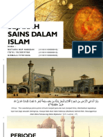 Sejarah Perkembangan Sains Dalam Islam