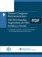 Primer Congreso Iberoamericano XXVIII Jornadas Argentinas Filosofia