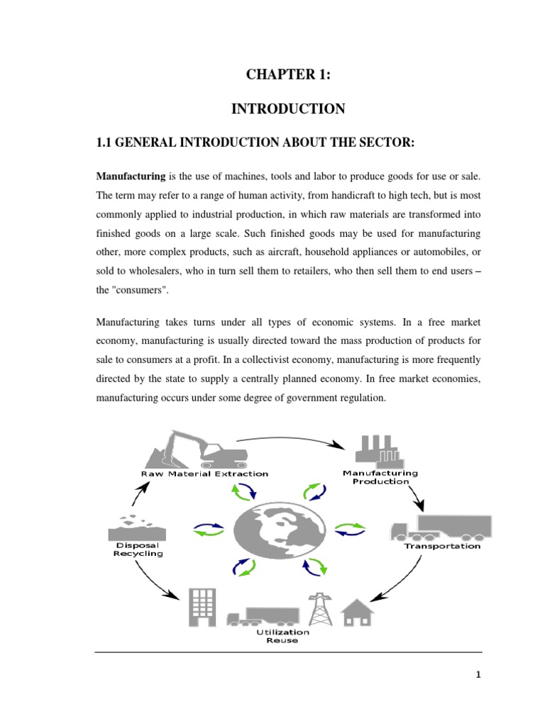 Manufacturing Industry Introduction | PDF | Survey Methodology ...