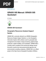 Grass Gis Manual: Grass Gis Quickstart