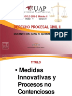 Derecho Procesal Civil Ii: Docente: Dr. Juan H. Quiroz Rosas